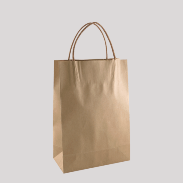 50 Medium A5 Kraft Paper Bags With handles