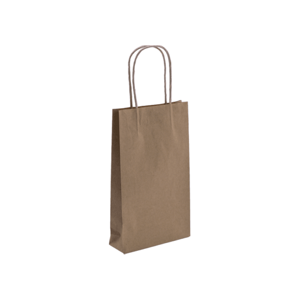 100 Small A6 Kraft Paper Bags With handles